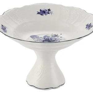 Блюдо на ножке P.L. Proff Cuisine Blue Flower 81222042 237х237 мм
