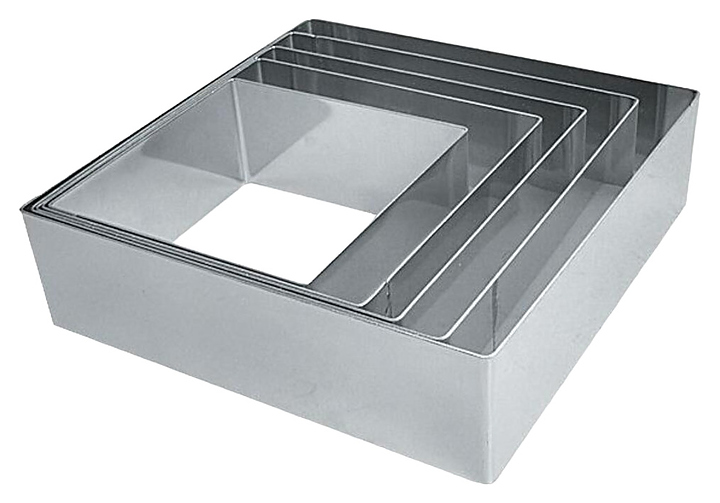 Форма-резак P.L. Proff Cuisine 92100083 "Квадрат" 100х100х40 мм