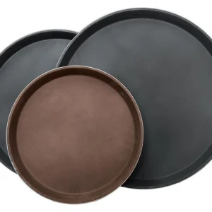 Поднос P.L. Proff Cuisine BarWare 90001066 280 мм, прорезиненный, коричневый