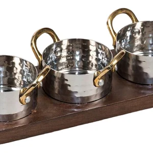 Набор соусников P.L. Proff Cuisine 81241062 140 мл на подставке 3 шт.