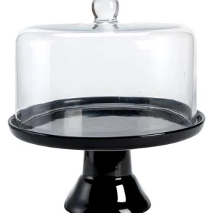 Подставка для торта P.L. Proff Cuisine BarWare 81269699 h=28 d=27, со стеклянной крышкой