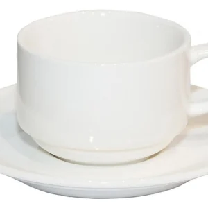 Чайная пара P.L. Proff Cuisine Barista 81229813 180 мл, белая