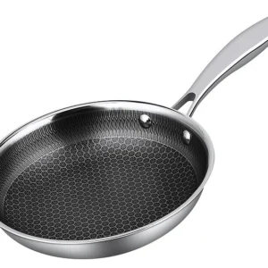 Сковорода P.L. Proff Cuisine 81280096 New Kitchen Honeycombs d=20 см h=4,5 см (нерж. сталь c АП)