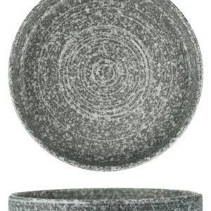Тарелка с бортом P.L. Proff Cuisine Dark Stone Untouched Taiga 81221892 143х143 мм