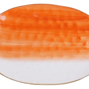 Блюдо овальное P.L. Proff Cuisine The Sun Eco 81229820 305х215 мм, оранжевое