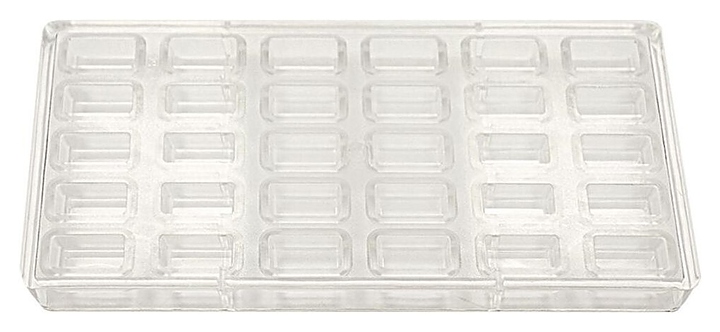Форма для шоколада P.L. Proff Cuisine 73024145 "Прямоугольник" 30 ячеек