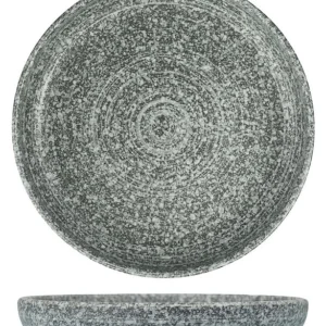 Тарелка с бортом P.L. Proff Cuisine Dark Stone Untouched Taiga 81221904 175х175 мм