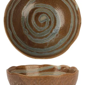 Салатник P.L. Proff Cuisine Dark Brown Frutti di Mare 81241225 15,3 см