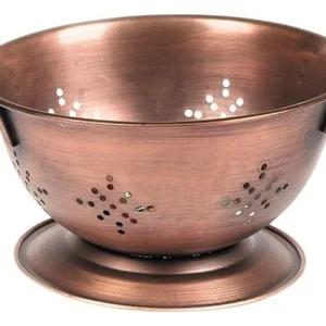 Корзинка для подачи P.L. Proff Cuisine 73038025 / SG-95364(B) "Дуршлаг" Antique Copper 14х8 см (нерж. сталь) состаренная медь