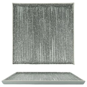 Тарелка квадратная P.L. Proff Cuisine Dark Stone Untouched Taiga 81221906 200х200 мм