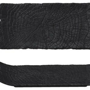 Блюдо прямоугольное P.L. Proff Cuisine Black Raw Wood 81229860 300х150 мм с бортом