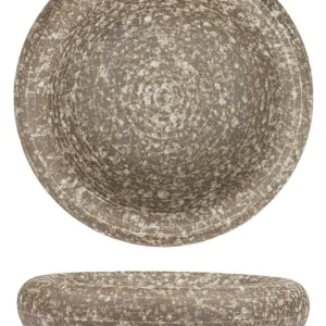 Блюдо круглое P.L. Proff Cuisine Brown Untouched Taiga 81221920 146х146 мм