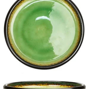 Тарелка с бортом P.L. Proff Cuisine Green Spider Silk Stockholm 81229275 245х245 мм