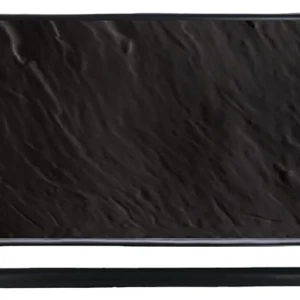 Блюдо прямоугольное P.L. Proff Cuisine Black Classic&Gold 81200039 350х200 мм