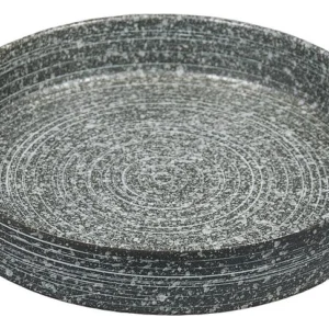 Тарелка с бортом P.L. Proff Cuisine Stone Untouched Taiga Dark 81221888 250х250 мм