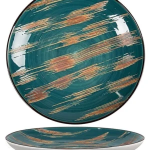 Тарелка глубокая P.L. Proff Cuisine Texture Dark Green 81223436 800 мл
