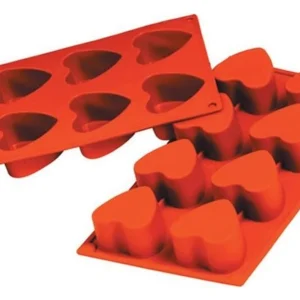 Форма силиконовая P.L. Proff Cuisine 81200443 "Сердце" 6 ячеек