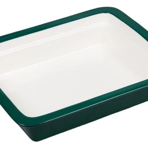Гастроемкость P.L. Proff Cuisine 81243105 GN 1/2-65 (325х265х65 мм) фарфор, зеленая