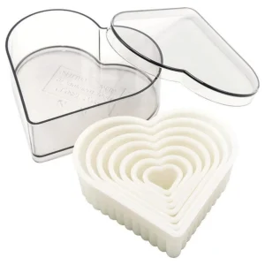 Набор кондитерских форм P.L. Proff Cuisine 81270045 "Сердце" 7 шт.