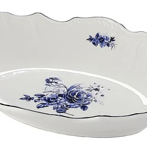 Блюдо сервировочное P.L. Proff Cuisine Blue Flower 81222035 337х210 мм