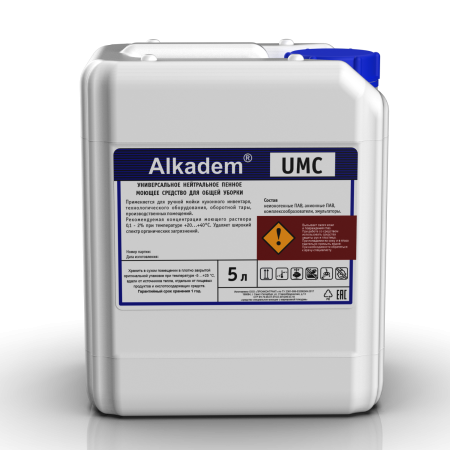 Средство для общей уборки нейтральное Alkadem UMC (канистра 5 л / 5 кг)