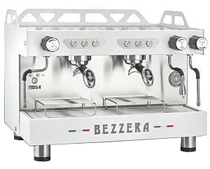 Кофемашина автомат Bezzera Moda De 2GR белая