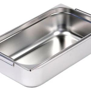 Гастроемкость Hurakan GN-H 1/2-150 (325х265х150) нерж. сталь, с ручками