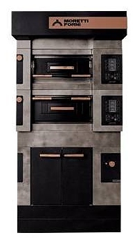 Печь для пиццы Moretti Forni S50E Icon C 16+C 30+парогенератор+зонт+расстойка L90