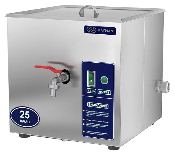 Электрокипятильник проточно-накопительный KAYMAN КЭ-01-25 А