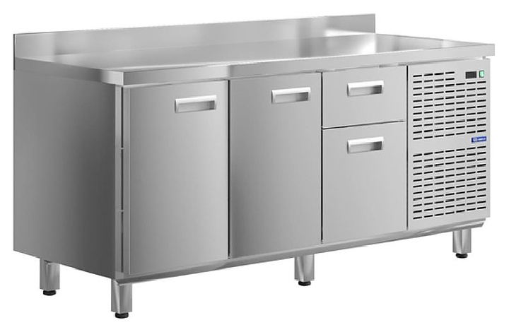 Стол холодильный KAYMAN КСХ-114/60 (2 двери, 2 ящика)