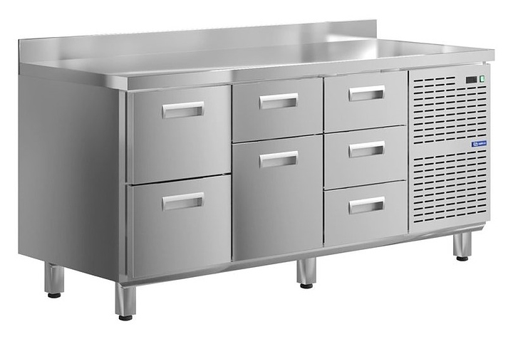 Стол холодильный KAYMAN КСХ-243/60 (7 ящиков)
