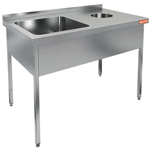 Ванна моечная HICOLD НДСО1М-15/7БЛ (раковина 500х500х300)