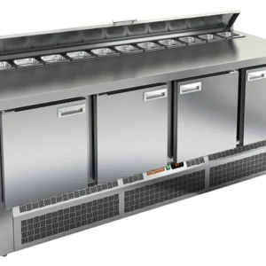 Стол для салатов HICOLD SLE2-1111GN (1/6) с крышкой