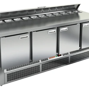 Стол для салатов HICOLD SLE2-1111SN (1/6) с крышкой