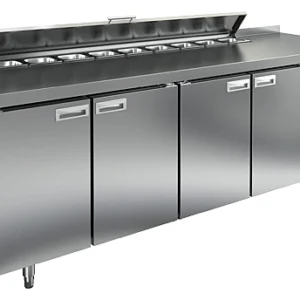 Стол для салатов HICOLD SL2-1111SN (1/6) с крышкой