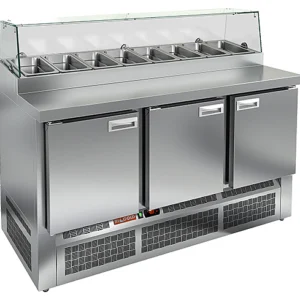 Стол для пиццы HICOLD PZE1-111/GN стекло