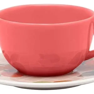 Чайная пара Oxford UNNI Shape PIQUENIQUE 127272 AY04-5823 (чашка 200мл и блюдце 14см)