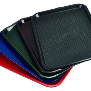 Поднос P.L. Barbossa 81222541 Fast-Food 41,3х30,5 см h=2 см (пластик) черный