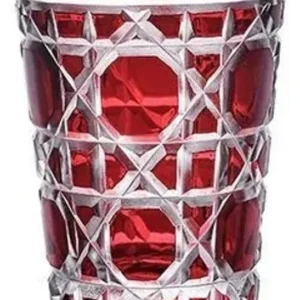 Стакан Олд Фэшн P.L. Barbossa 81222491 Red Panel Utopia 340 мл d=8,5 см h=10,9 см (стекло)