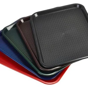 Поднос P.L. Barbossa 81222540 Fast-Food 44,5х34,5 h=2,5 см (пластик) черный