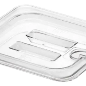 Крышка для гастроемкости MACO 8604-N GN 1/6 (176х162) с отверстием для ложки, поликарбонат