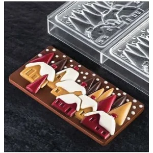 Форма для шоколада Pavoni Xmas Villafe PC5038FR