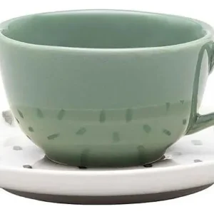 Чайная пара Oxford FLAT Shape SAMAMBAIA 136232 AO04-1C01 (чашка 200мл и блюдце 14см)