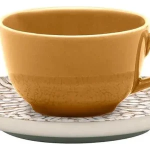 Чайная пара Oxford FLAT Shape LEOPARDITA 136338 AO04-1C04 (чашка 200мл и блюдце 14см)