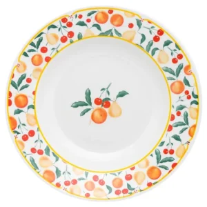 Тарелка глубокая Oxford FLAMINGO FRUITS 90520 SB02-9410 (23,5см)