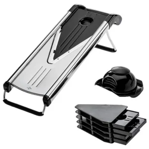 Овощерезка-мандолина P.L. Proff Cuisine V-BLADE Chef Line 81222403 33,5х13 см h 14,5 см, 5 насадок с держателем