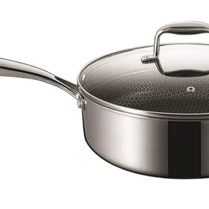 Сотейник P.L. Proff Cuisine New Kitchen Honeycombs 81280245 1.7 л d 20 см h 6 см нержавеющая сталь, индукция