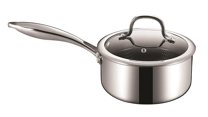 Сотейник P.L. Proff Cuisine New Kitchen Honeycombs 81280243 2 л d 18 см h 8 см нержавеющая сталь, индукция